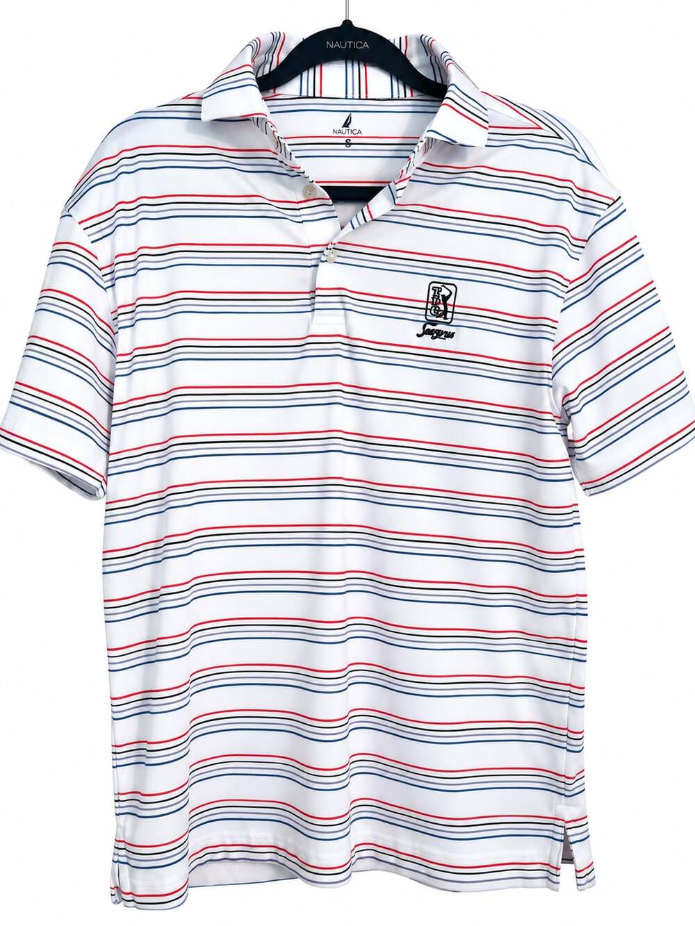 Rhoback TPC Sawgrass Size S Striped Golf Polo Shirt